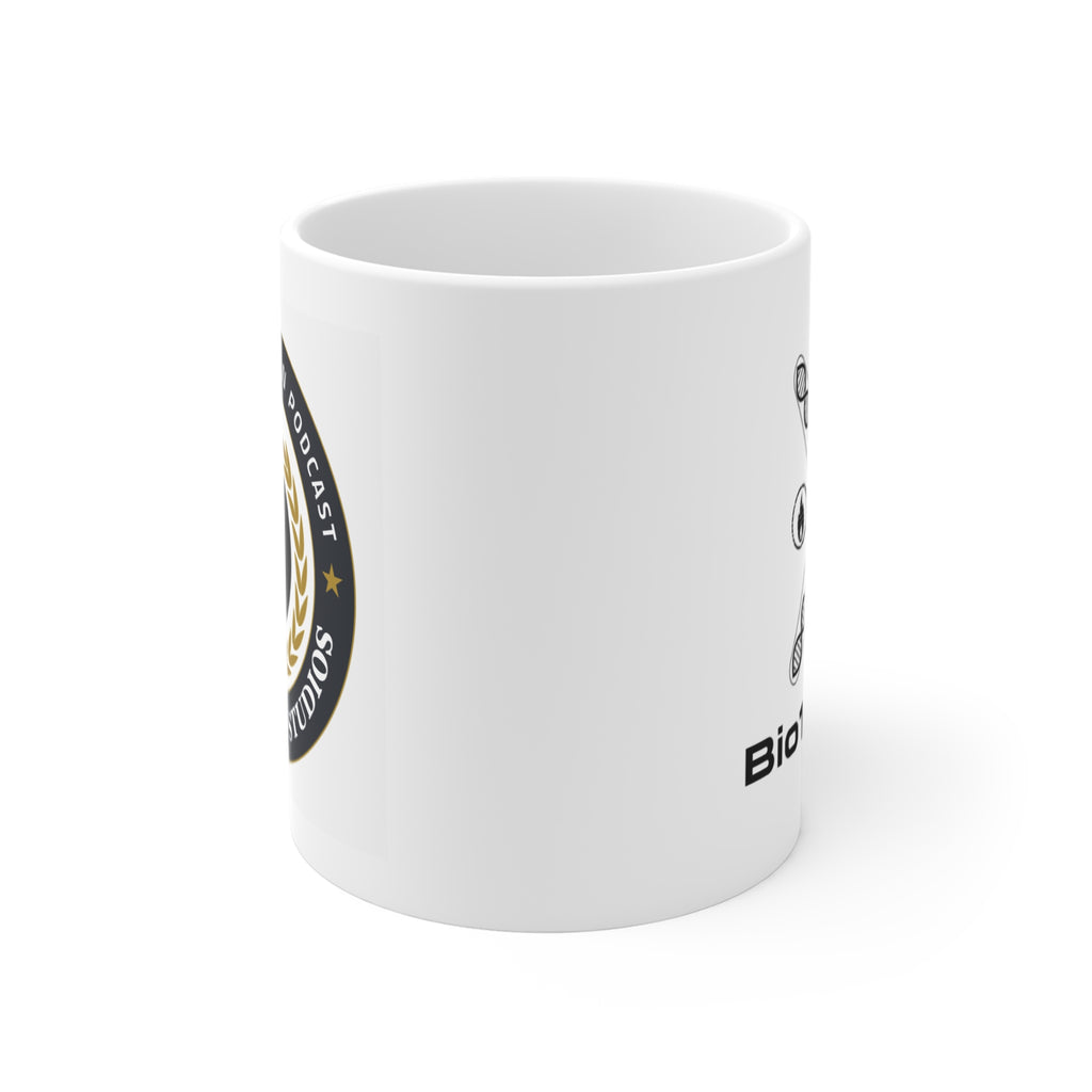 Bio1 Method 11oz Ceramic Mug — Podcast & Wellness Design