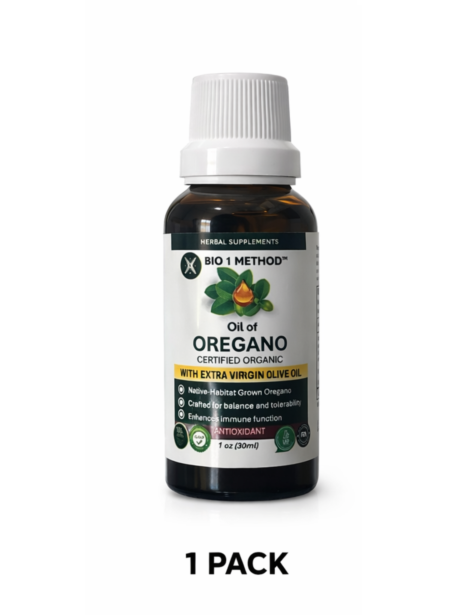 1 Single Botanical Tincture of Oregano Oil
