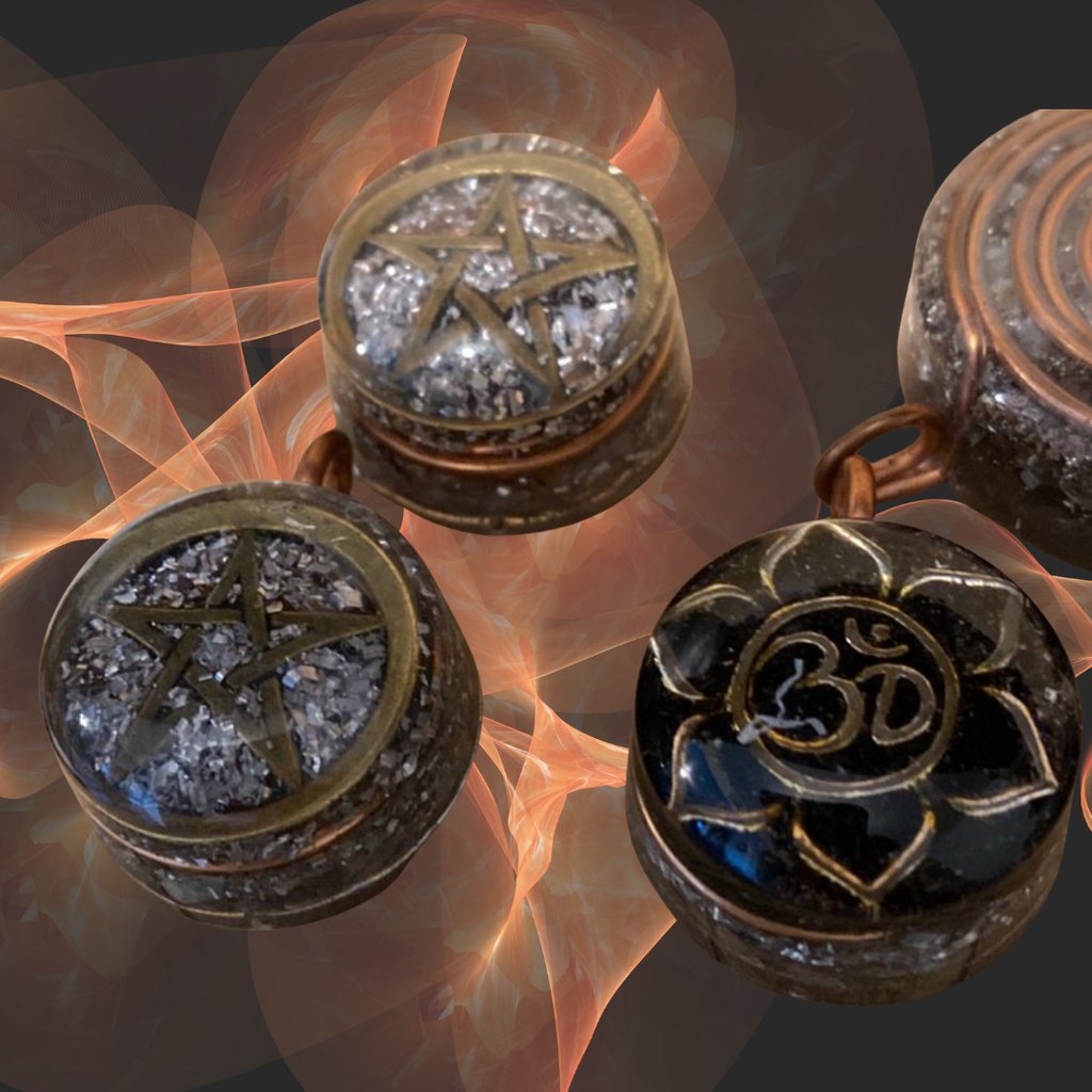 Handcrafted Orgonite Copper & Crystal Pendant — Energy Protection & EMF Shielding Jewelry