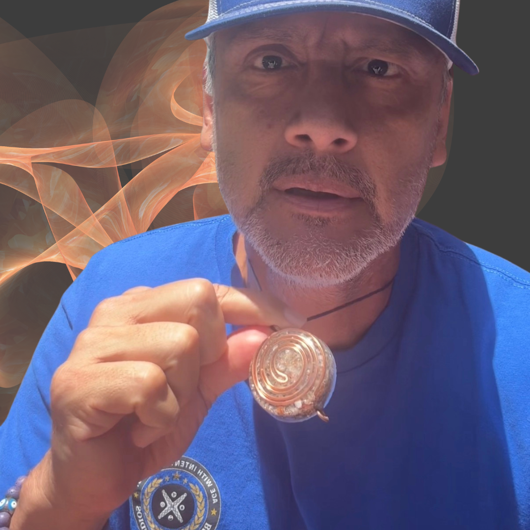 Handcrafted Orgonite Copper & Crystal Pendant — Energy Protection & EMF Shielding Jewelry